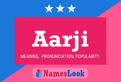 Aarji Name Poster