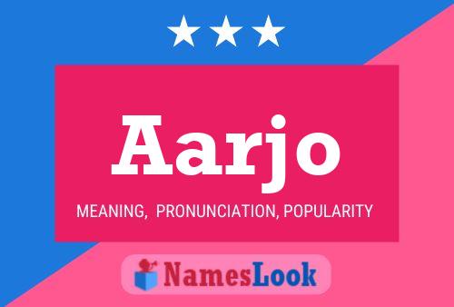 Aarjo Name Poster