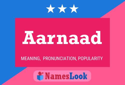 Aarnaad Name Poster