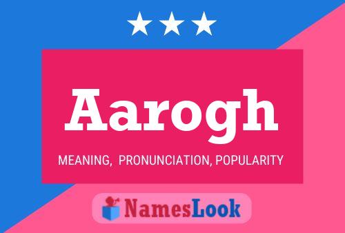 Aarogh Name Poster