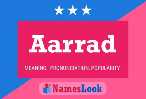 Aarrad Name Poster