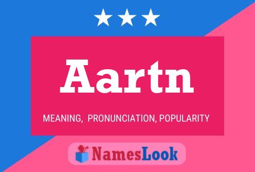 Aartn Name Poster