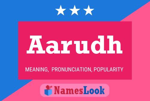 Aarudh Name Poster