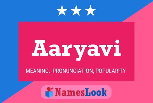 Aaryavi Name Poster