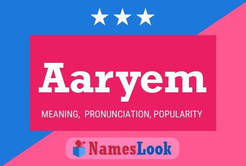 Aaryem Name Poster