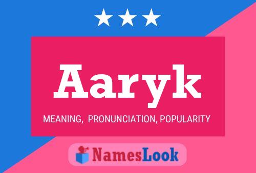 Aaryk Name Poster