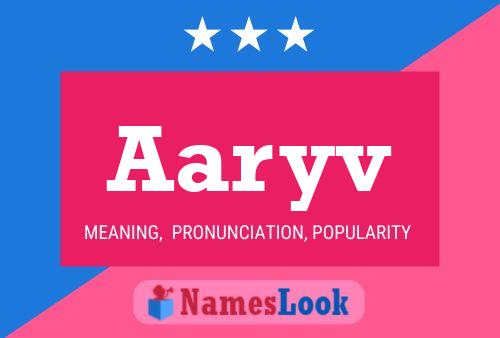 Aaryv Name Poster