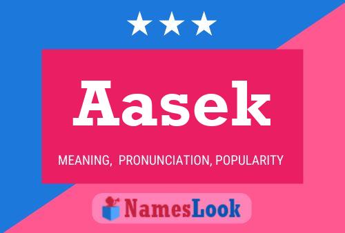 Aasek Name Poster