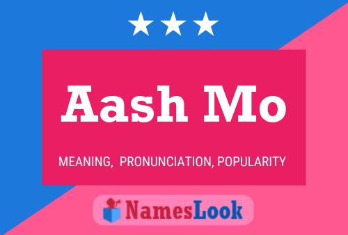 Aash Mo Name Poster