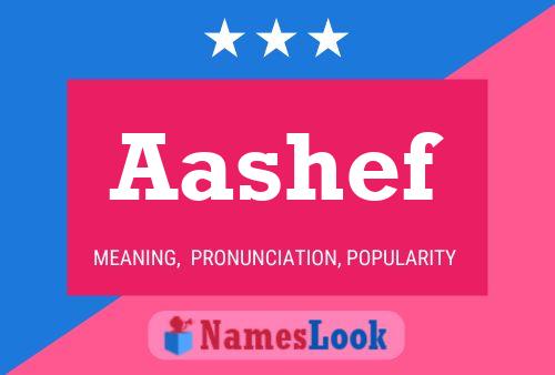 Aashef Name Poster