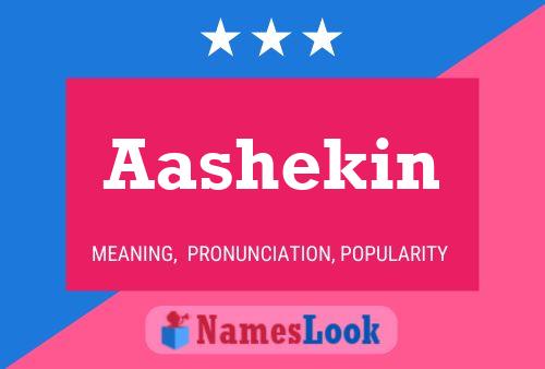 Aashekin Name Poster