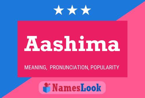 Aashima Name Poster