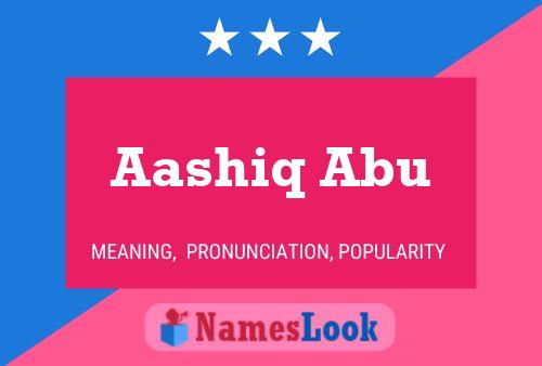 Aashiq Abu Name Poster