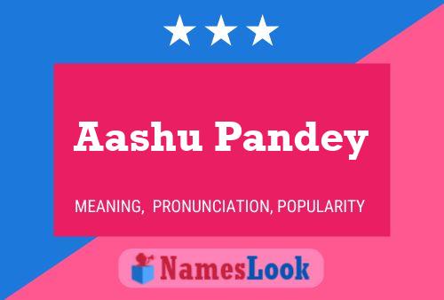 Aashu Pandey Name Poster