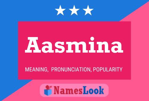 Aasmina Name Poster