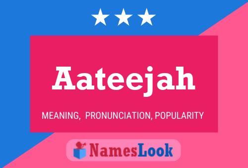 Aateejah Name Poster