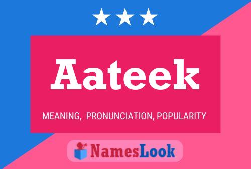 Aateek Name Poster