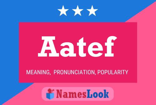 Aatef Name Poster