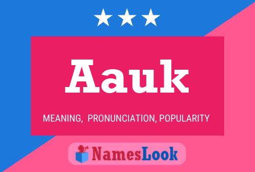 Aauk Name Poster