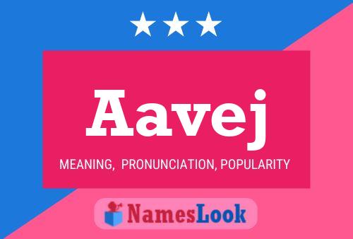 Aavej Name Poster