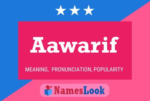 Aawarif Name Poster