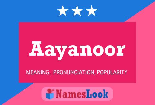 Aayanoor Name Poster