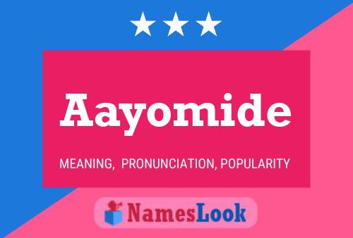 Aayomide Name Poster