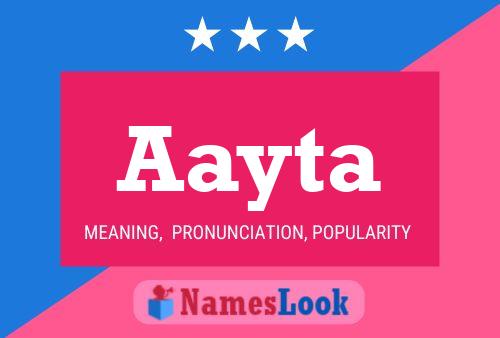 Aayta Name Poster