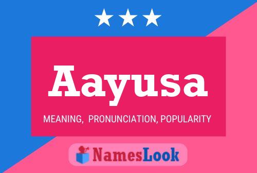 Aayusa Name Poster