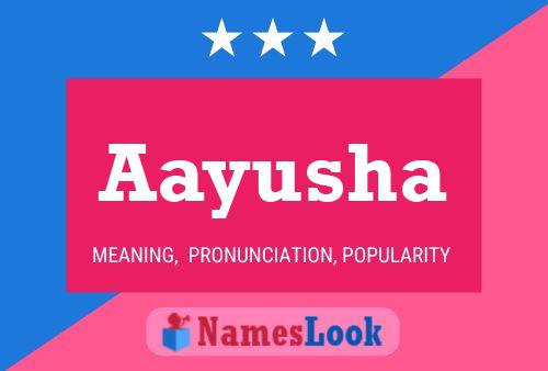 Aayusha Name Poster