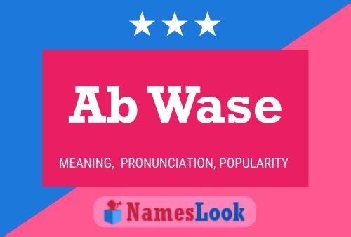 Ab Wase Name Poster