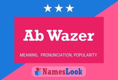 Ab Wazer Name Poster