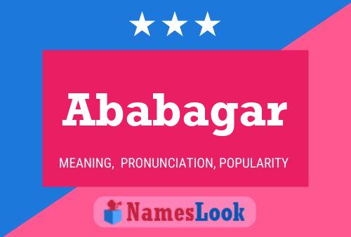 Ababagar Name Poster