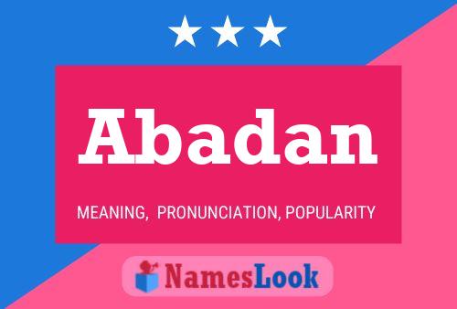 Abadan Name Poster