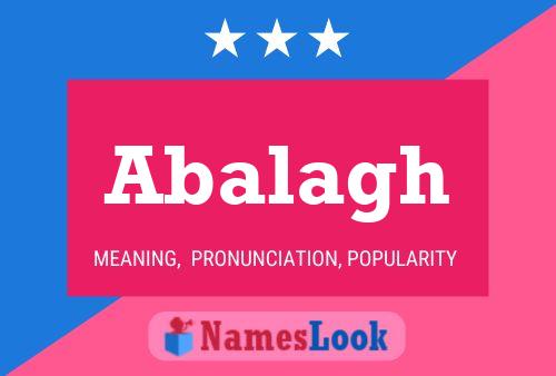 Abalagh Name Poster