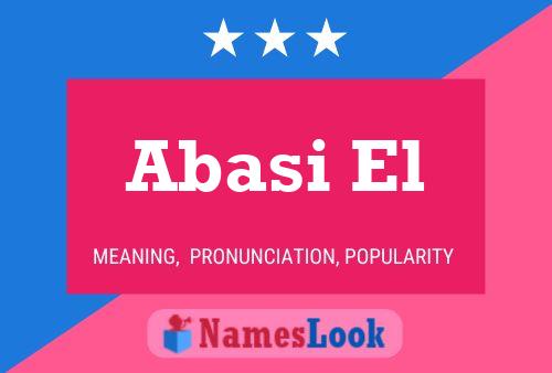 Abasi El Name Poster