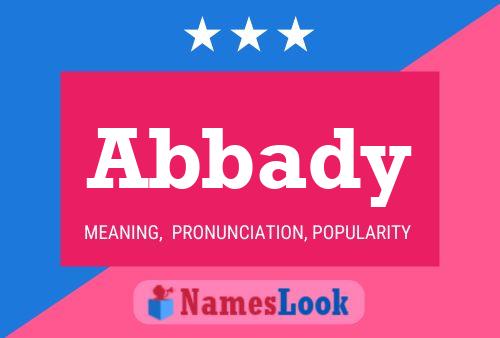 Abbady Name Poster