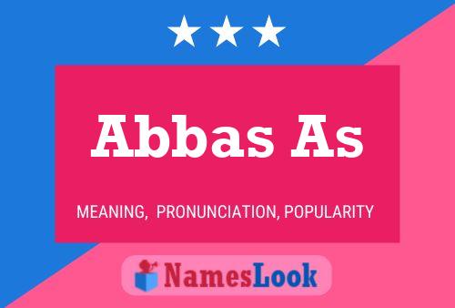 Abbas As Name Poster