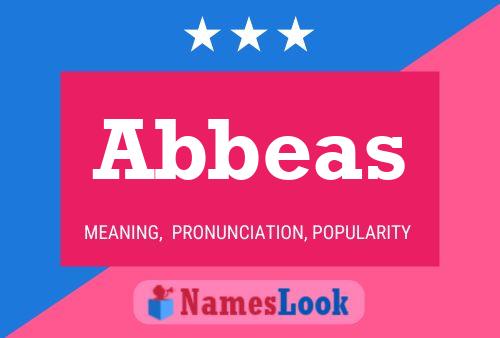 Abbeas Name Poster