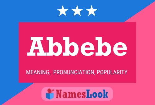 Abbebe Name Poster