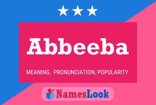 Abbeeba Name Poster