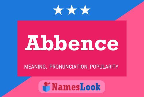 Abbence Name Poster