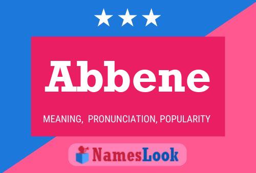 Abbene Name Poster