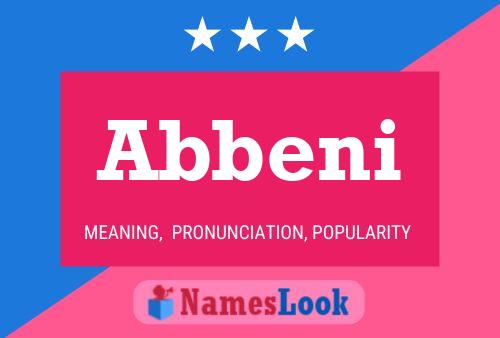 Abbeni Name Poster