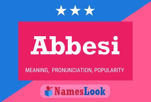 Abbesi Name Poster