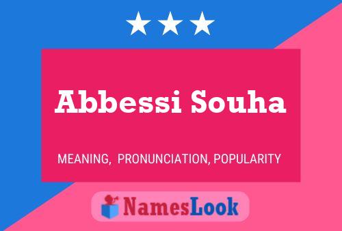 Abbessi Souha Name Poster