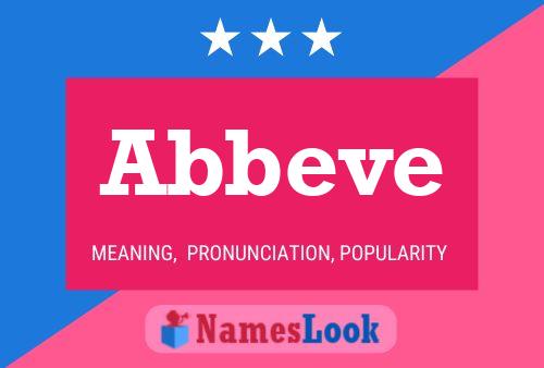 Abbeve Name Poster