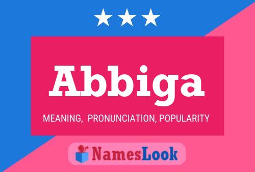 Abbiga Name Poster