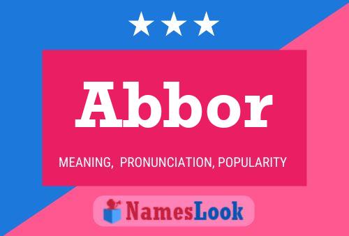 Abbor Name Poster