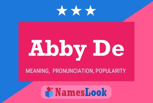 Abby De Name Poster